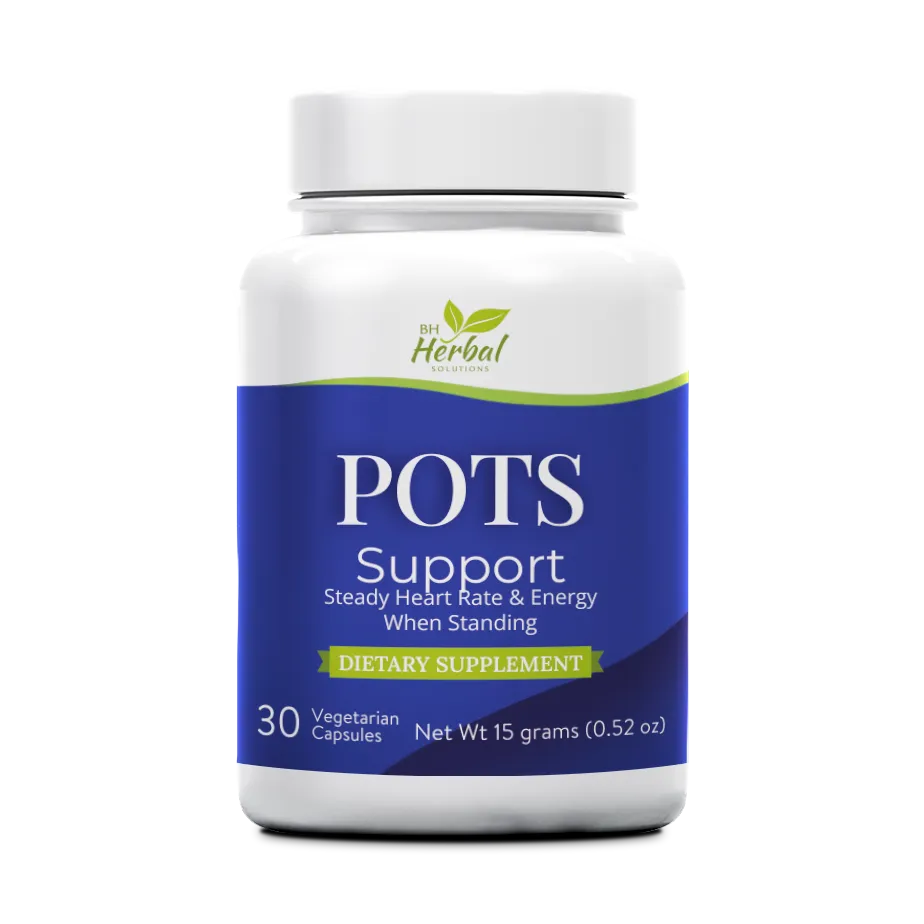 POTS Support herbal supplement bottle