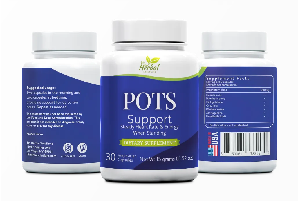 POTS Support three bottles