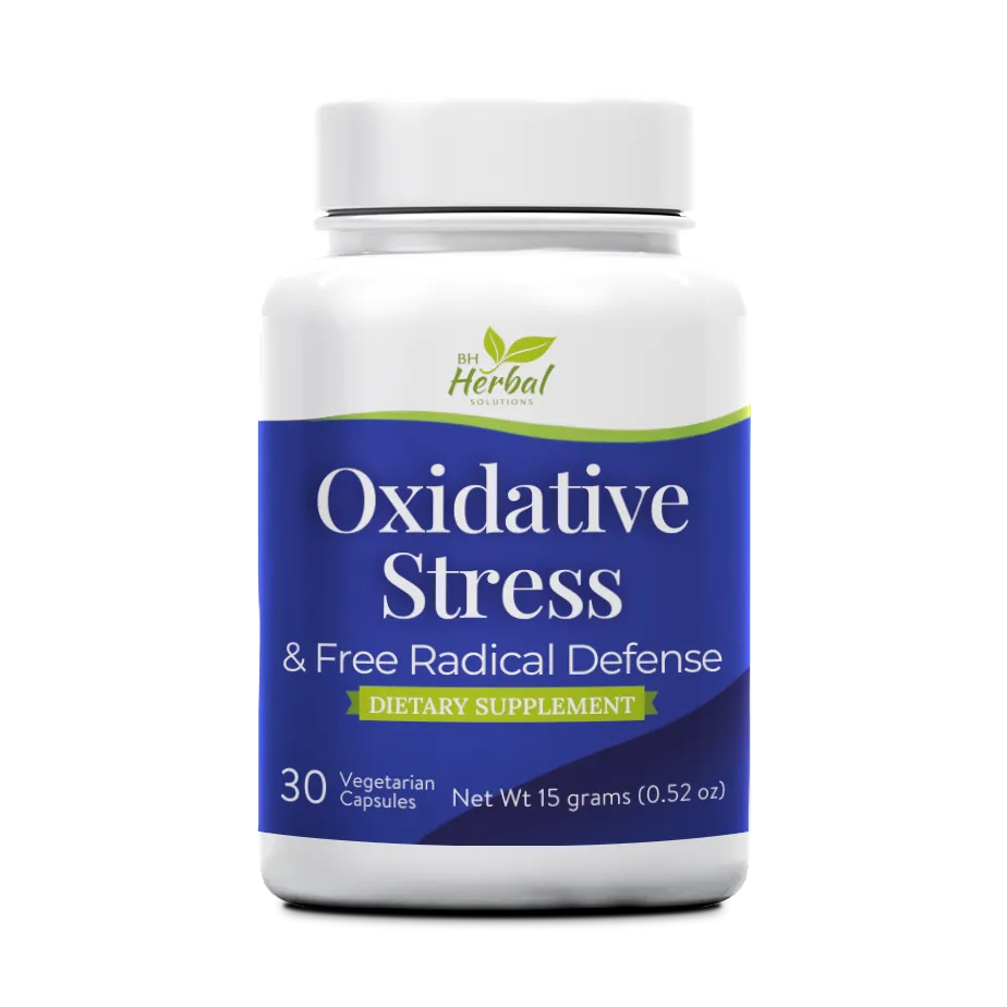 Oxidative Stress & Free Radical Defense herbal supplement bottle